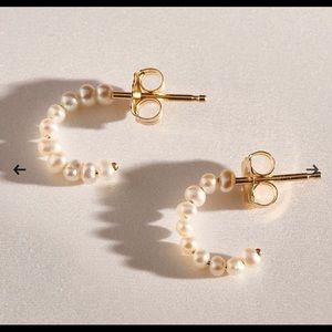 *TRADED* Catbird Baby Pearl Hoop Single Earring